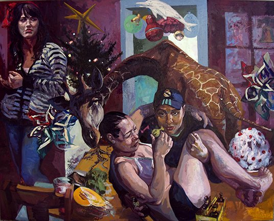 To Believe What He Does Not Believe

 

 2010, oil on linen, 48 x 60 inches.  Private Collection. France 
