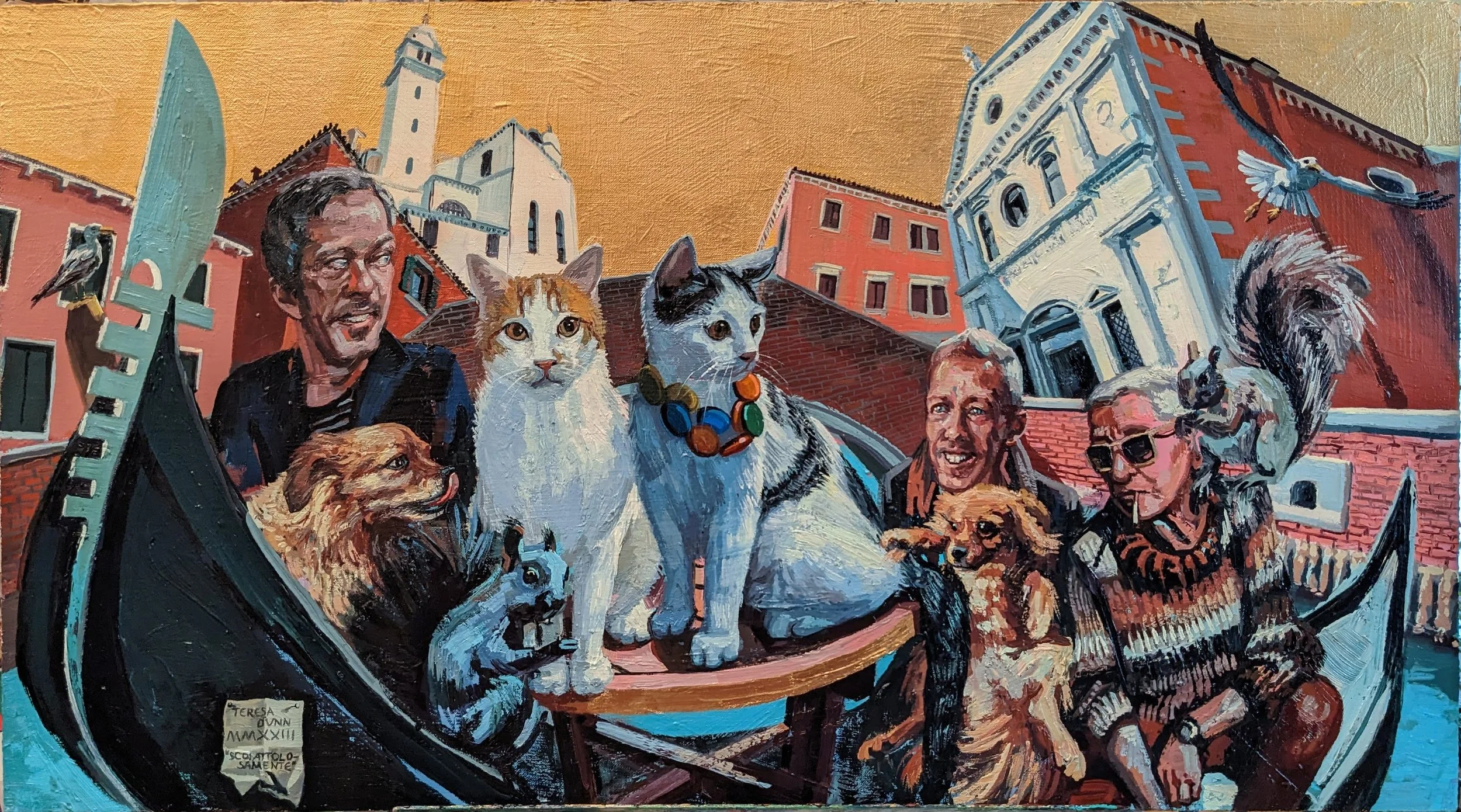 Scoiattolosamente

 

 2023, Oil on linen, 50 x 90 cm  Private Collection. Venice, Italy 