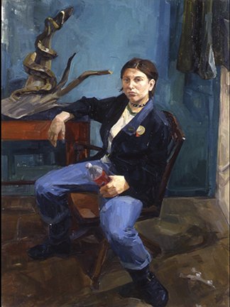 Maggie 

 

 1998, oil on canvas, 40 x 30 inches.  Collection of the Artist 
