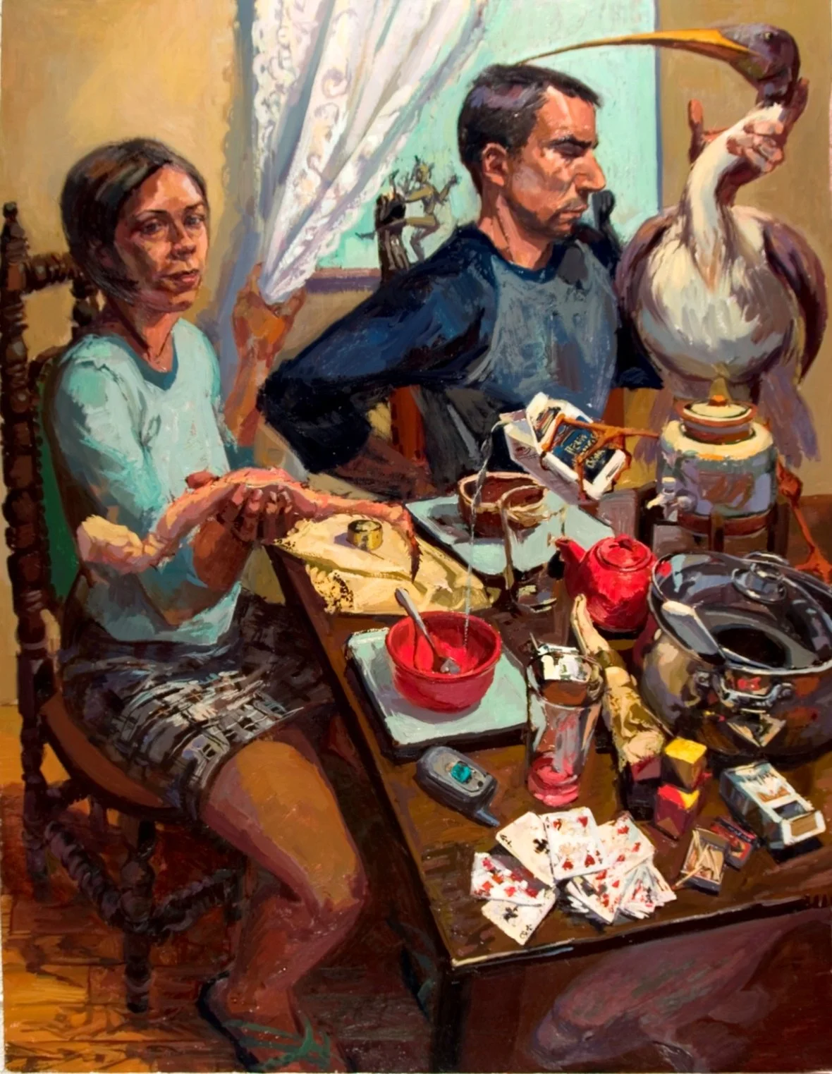 Sleight of Hand

 

 2007, oil on canvas, 48 x 60 inches.   
