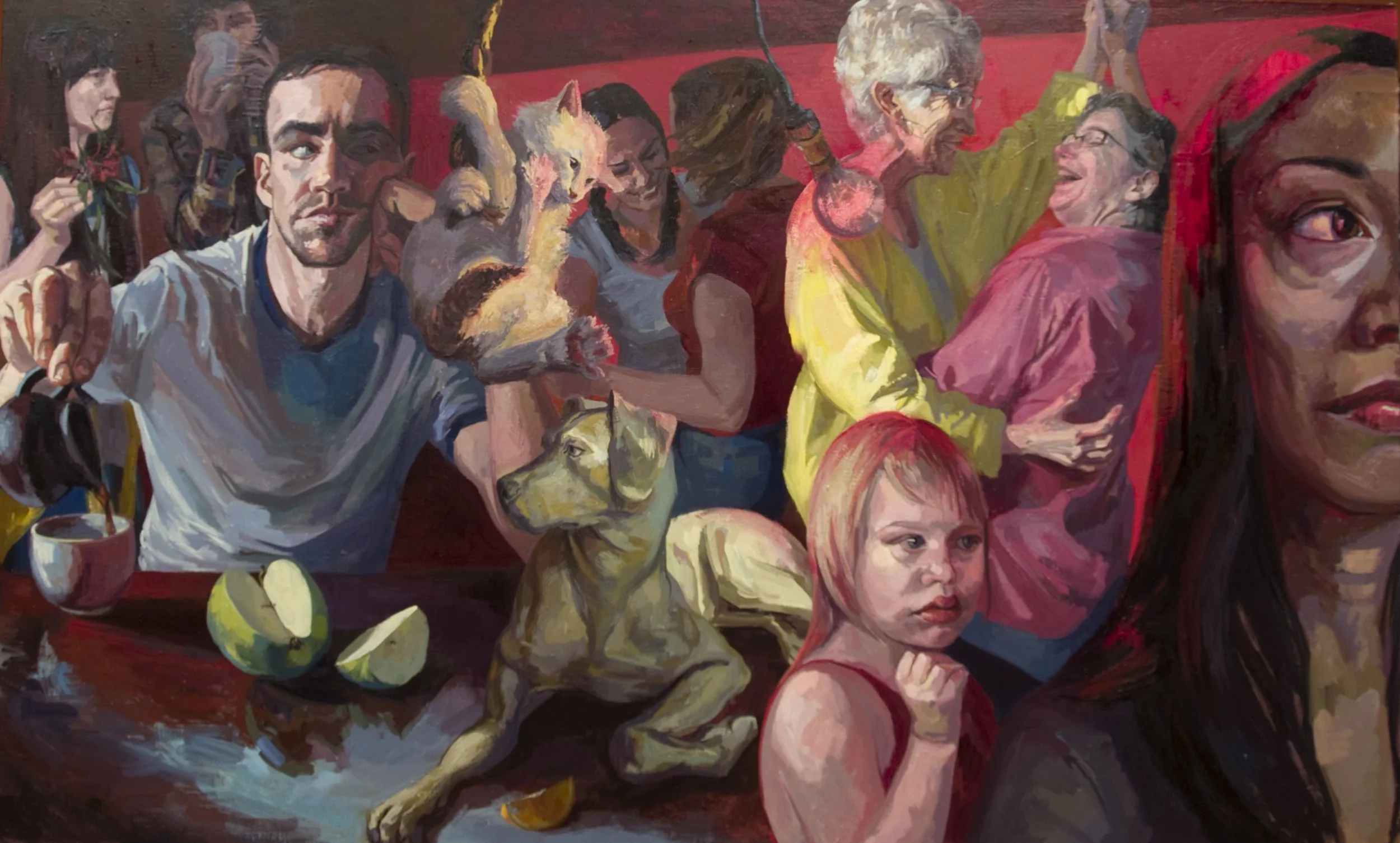 Both Ends of the Spectrum

 

 2011, oil on linen, 40 x 66 inches.  Private Collection. France 
