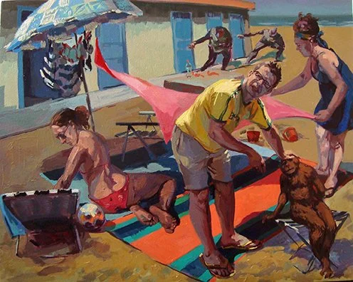 Giuliano e la scimmia

 

 2008, oil on panel, 30 x 45 cm.  Private Collection. Venice, Italy 
