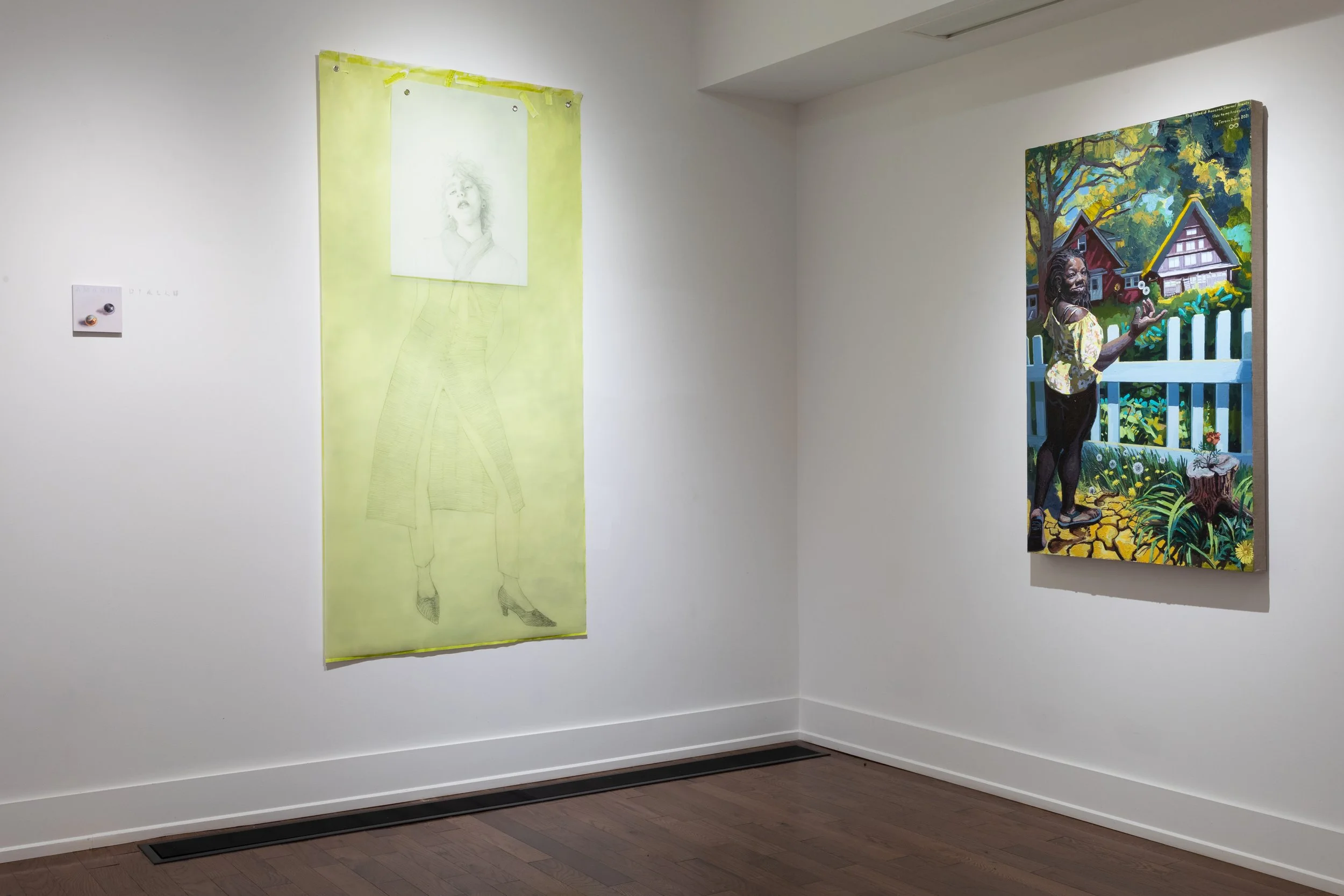 AFFILIATION at The National Arts Club, NYC. Curated by JoAnne McFarland. June 2023.

 

 Pictured (right): The Ballad of Ameenah Shareef Asante (Ode to My Ancestors), 2021.  