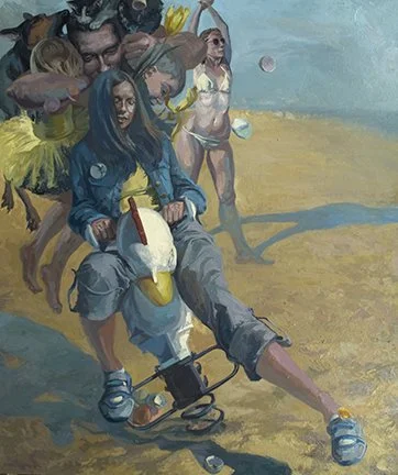 Chicken or the Egg?

 

 2009, oil on linen, 60 x 48 inches.  Private Collection. France 
