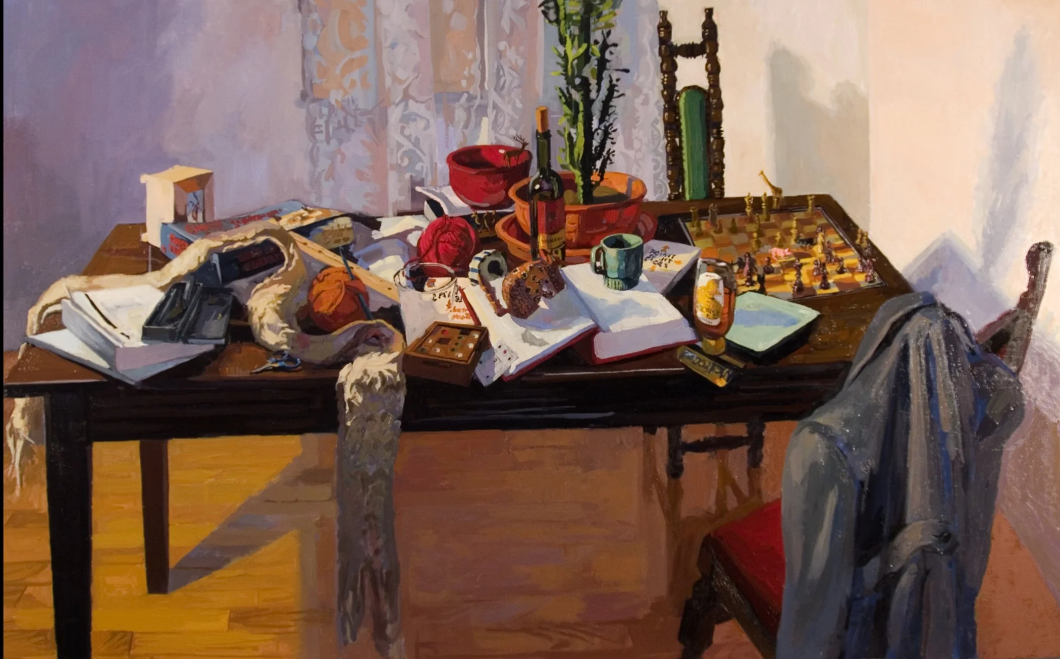 A Measured Absence

 

 2006, oil on canvas, 40 x 60 inches.  Private Collection. Houston, Texas, USA 
