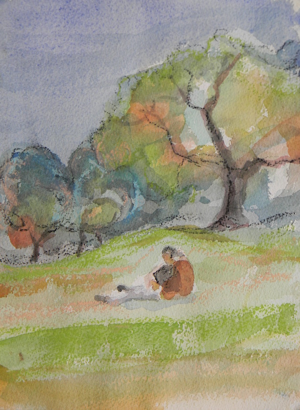 Prospect Park 10/15 9x12 $300