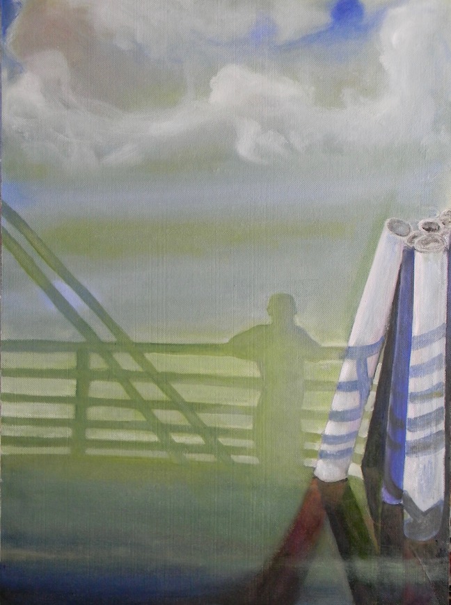 Looking from the Carroll Street Bridge 21x29 $600