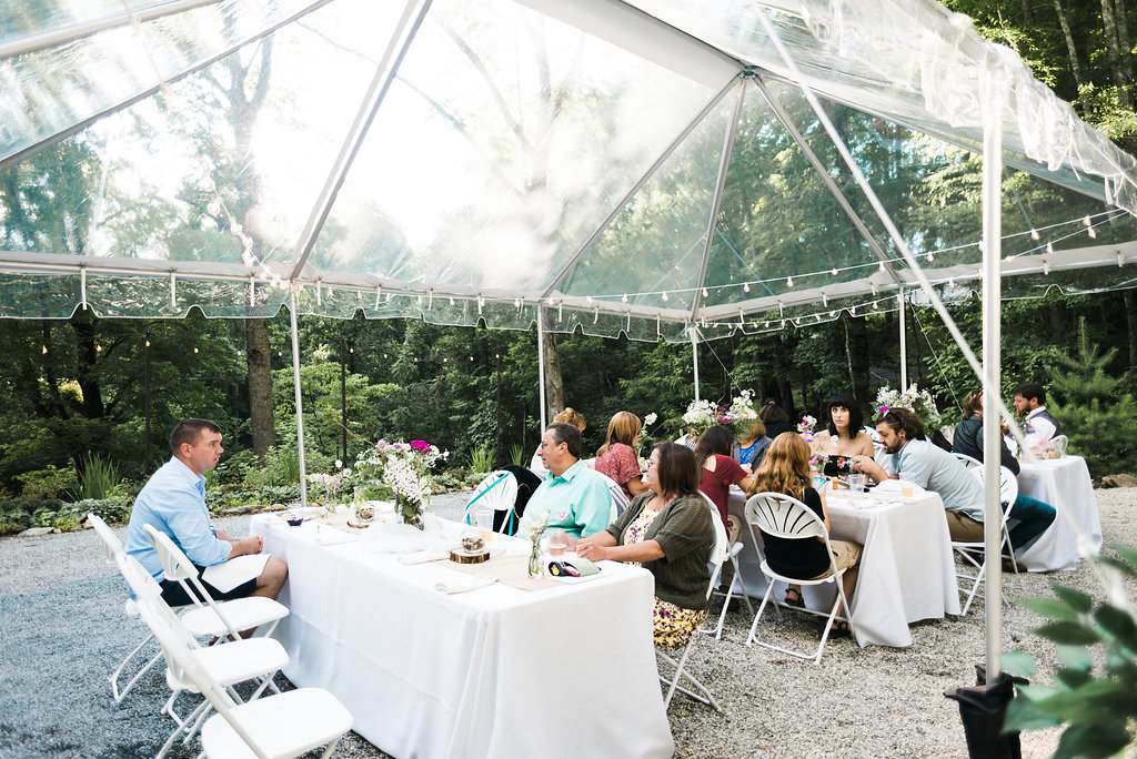 Nantahala Weddings reception