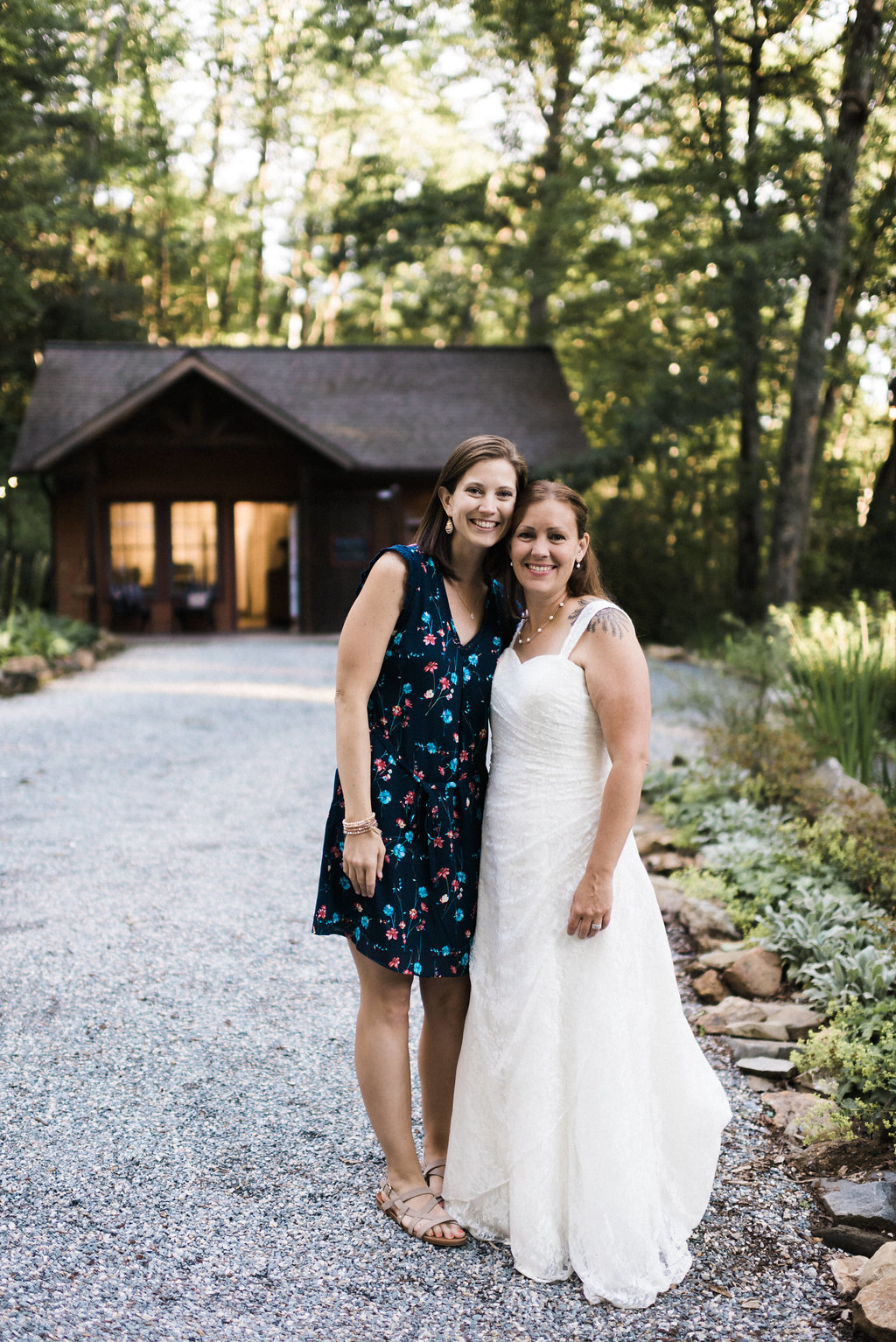 bride and bestie