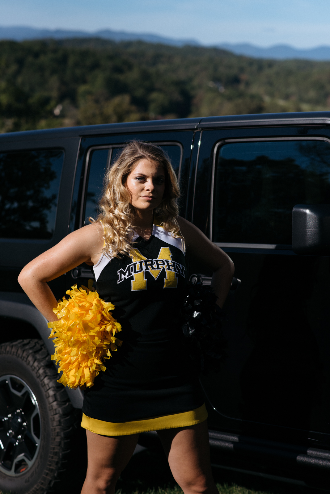 cheerleader senior portraits