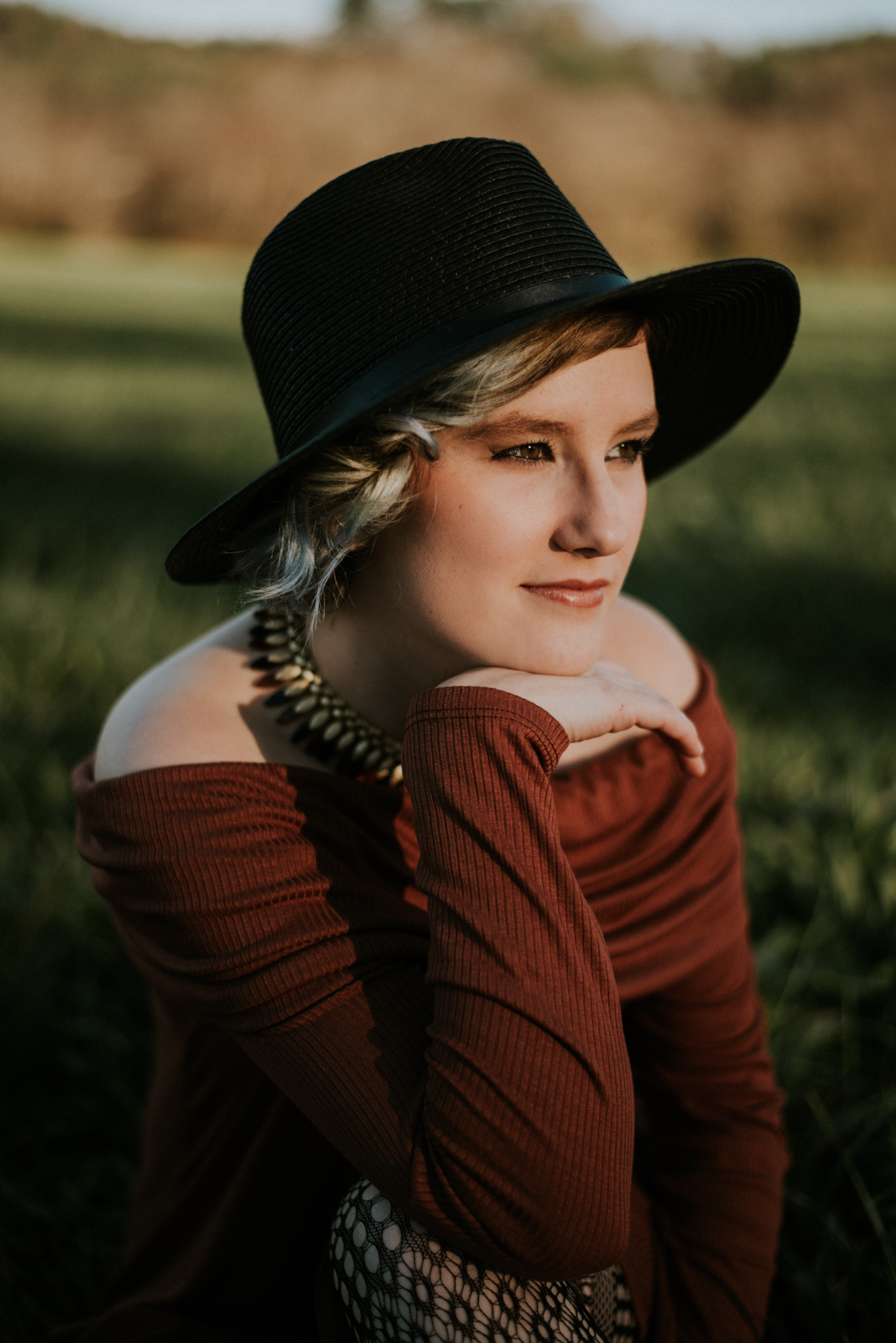portrait of teenage girl