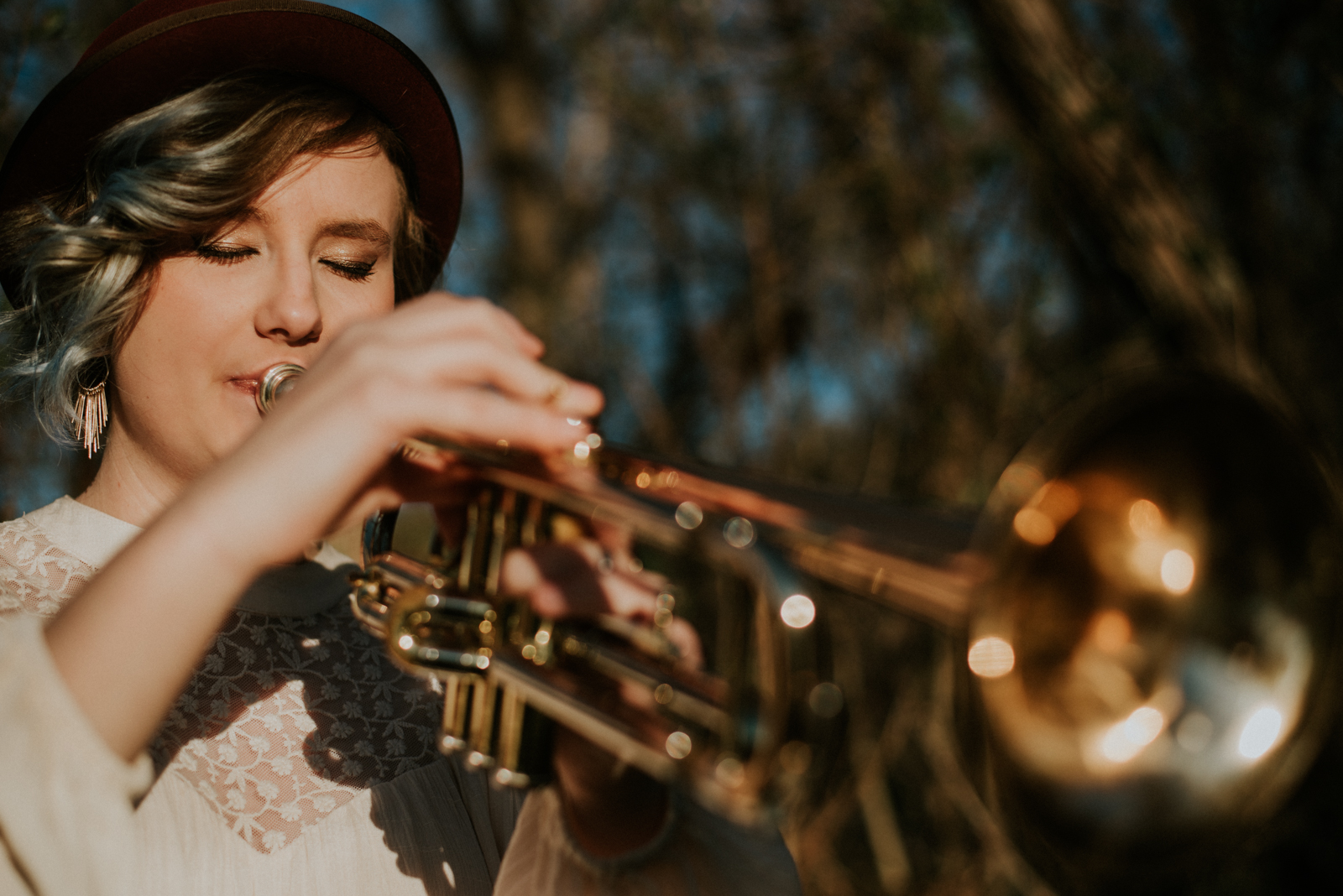 trumpet player