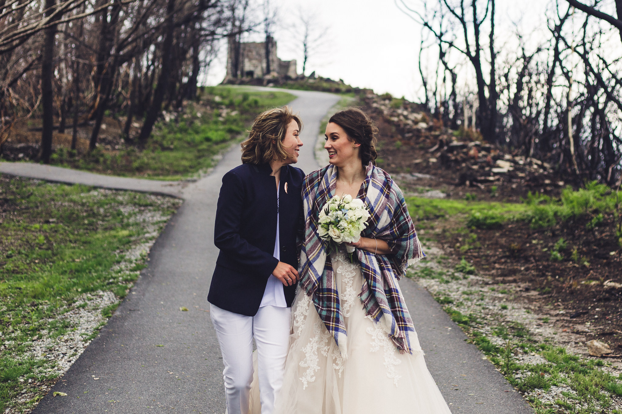 just married and happy