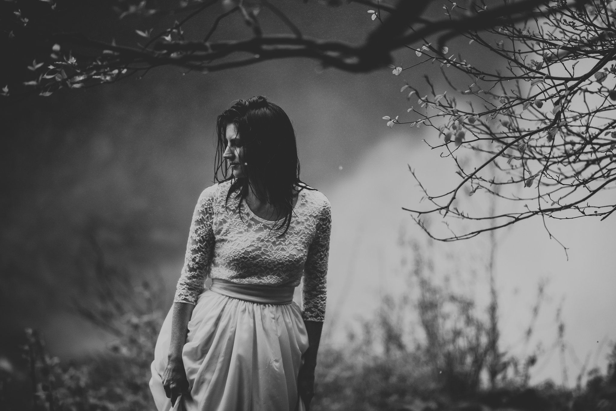 waterfall wedding