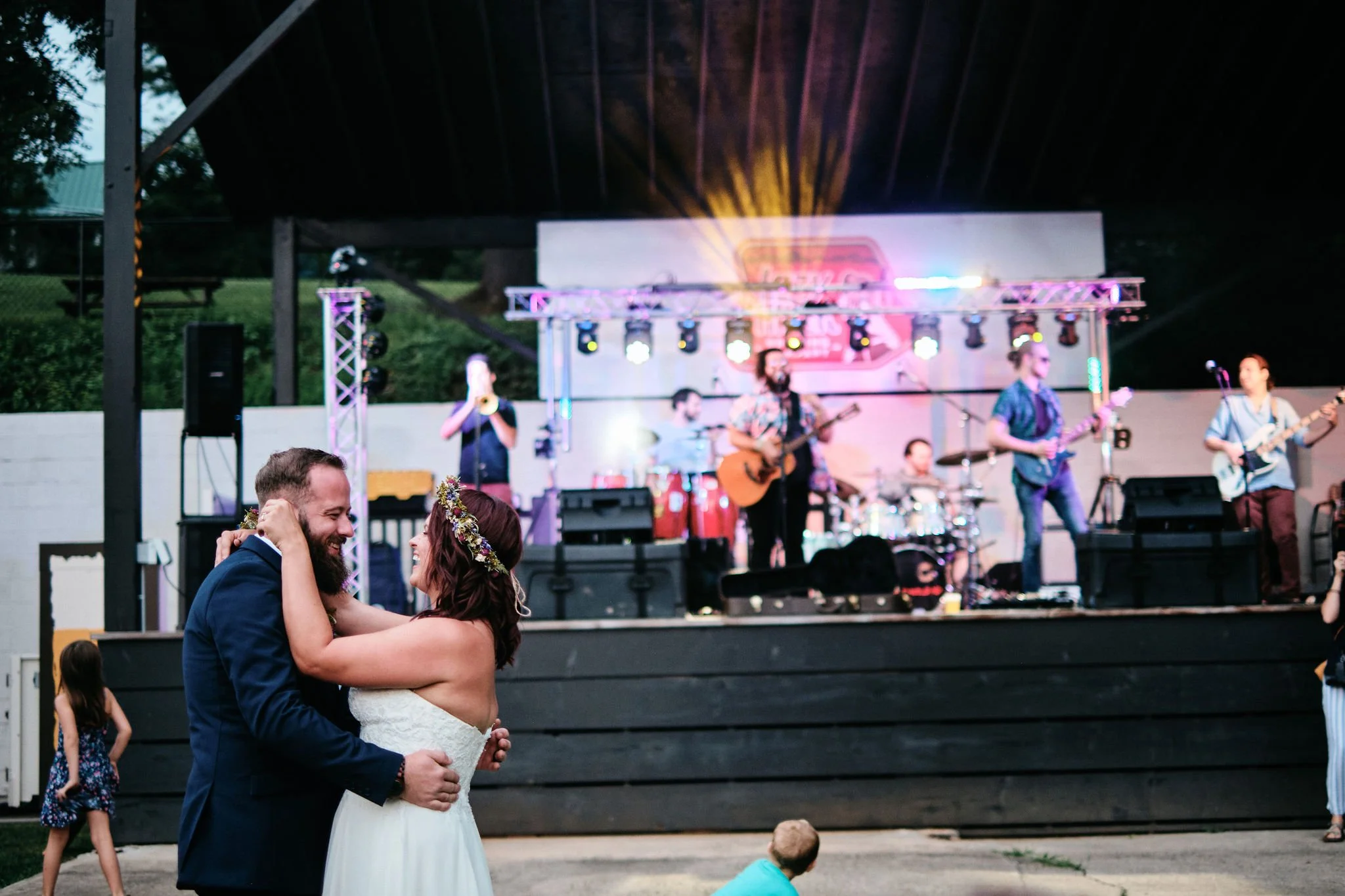 Kristi &amp; Dave's Post-Ceremony Reception at Lazy Hiker Brewery | Wayah Bald Elopement Franklin North Carolina - 3/4