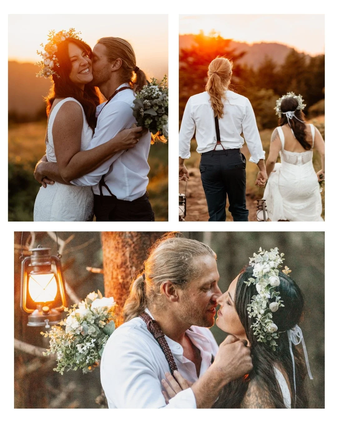 Sweeping mountain vista under dramatic skies Roan Mountain perfect elopement location