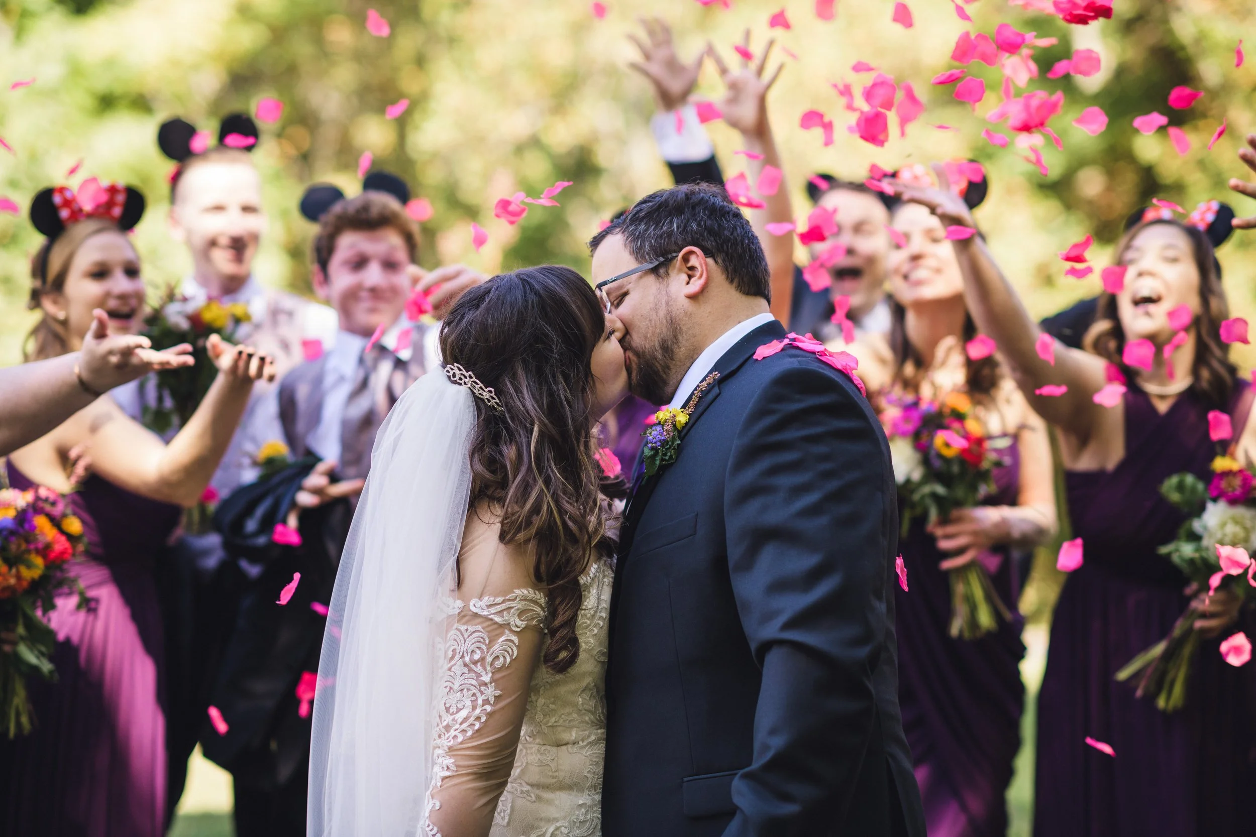 Intimate micro wedding in Jonesborough, Tennessee's oldest town photographed by Appalachian Wedding Photography
