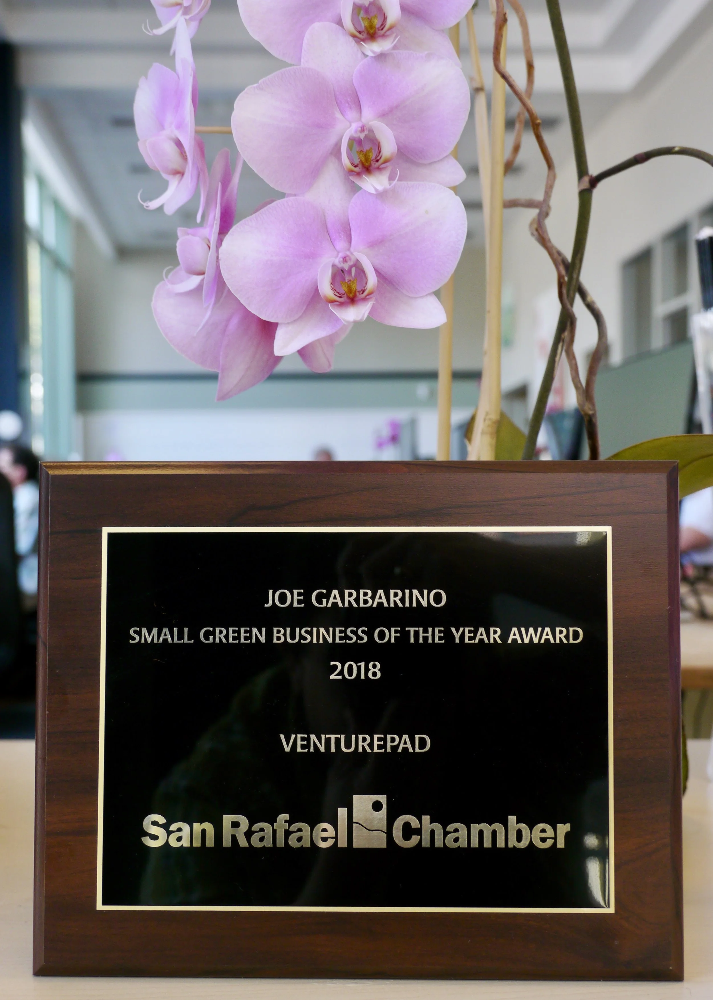 VEnturepad — winner, Small green Business award, city of san rafael 2018