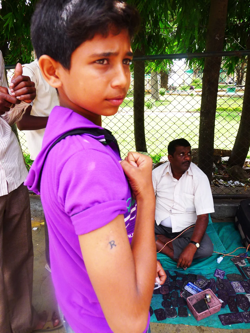 New Tattoo, Age 8, Mysore, India 2012