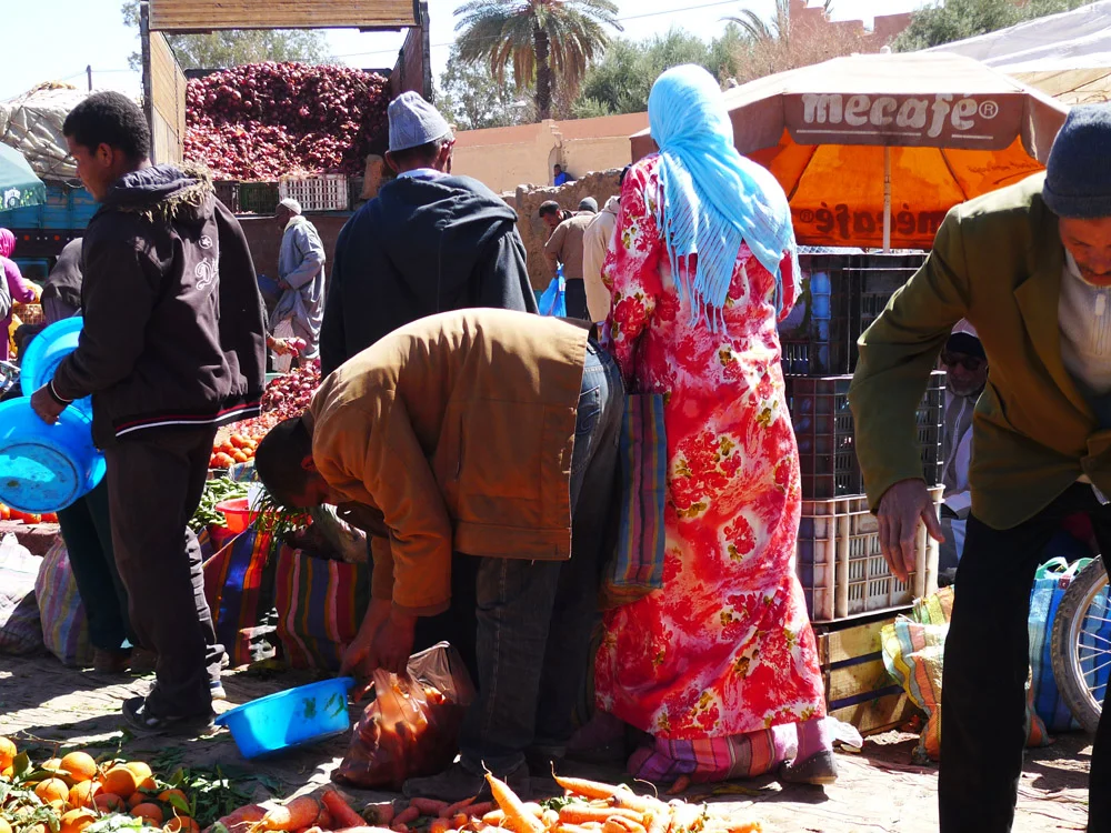 Marketplace near Skoura, Morocco, 2011