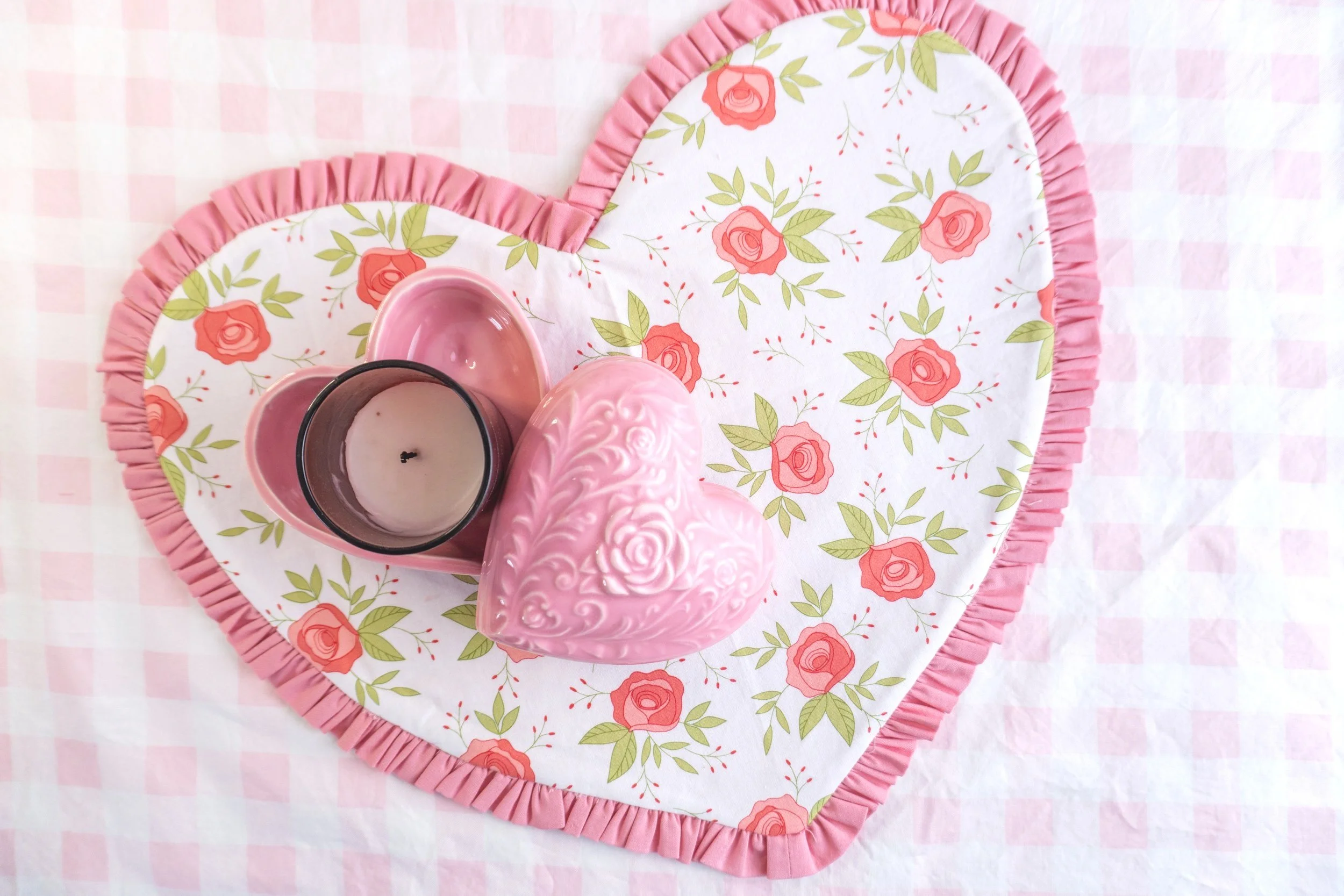 Sewing Ruffled Hearts 4 Ways