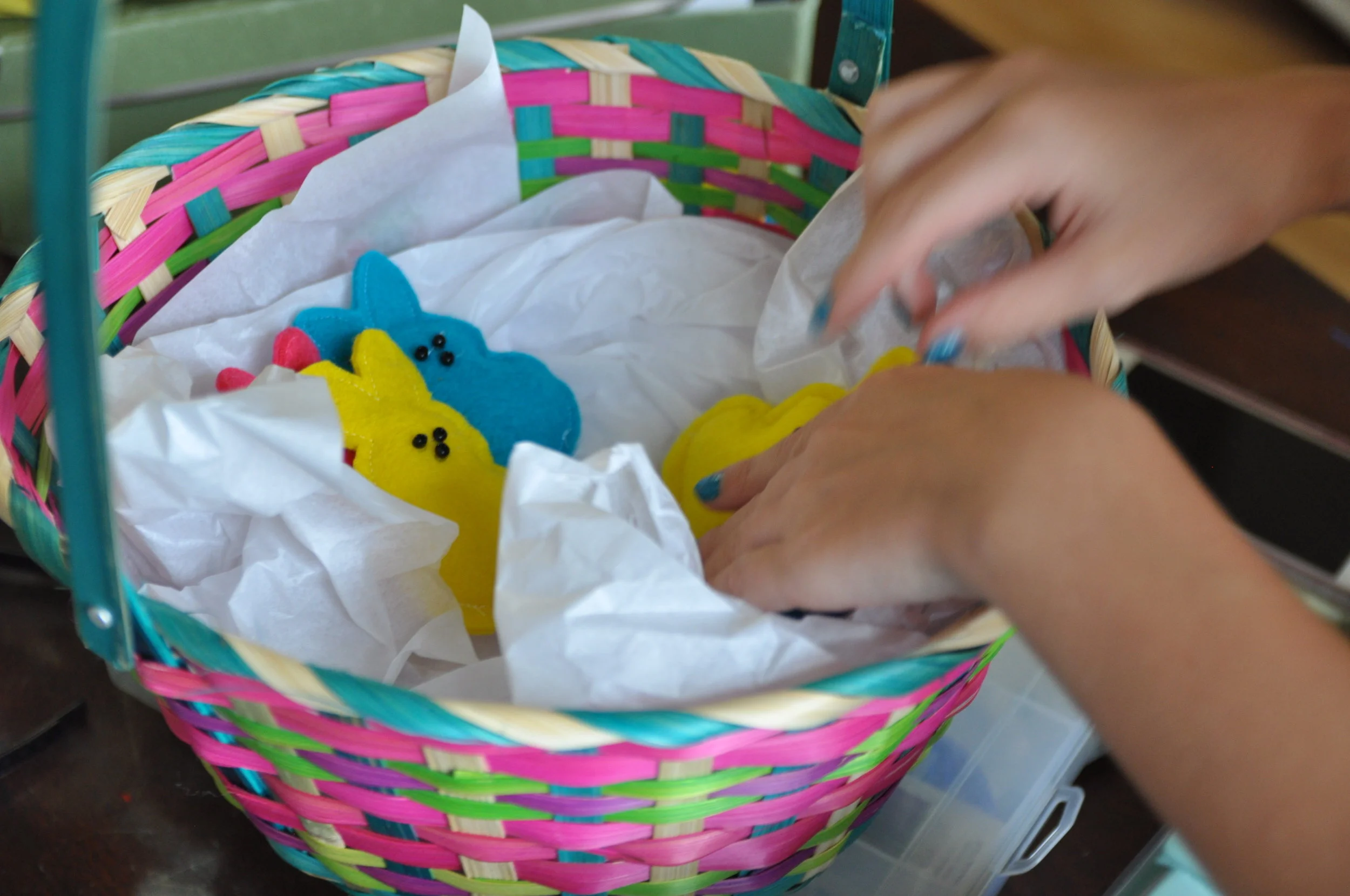 felt peeps, free pattern