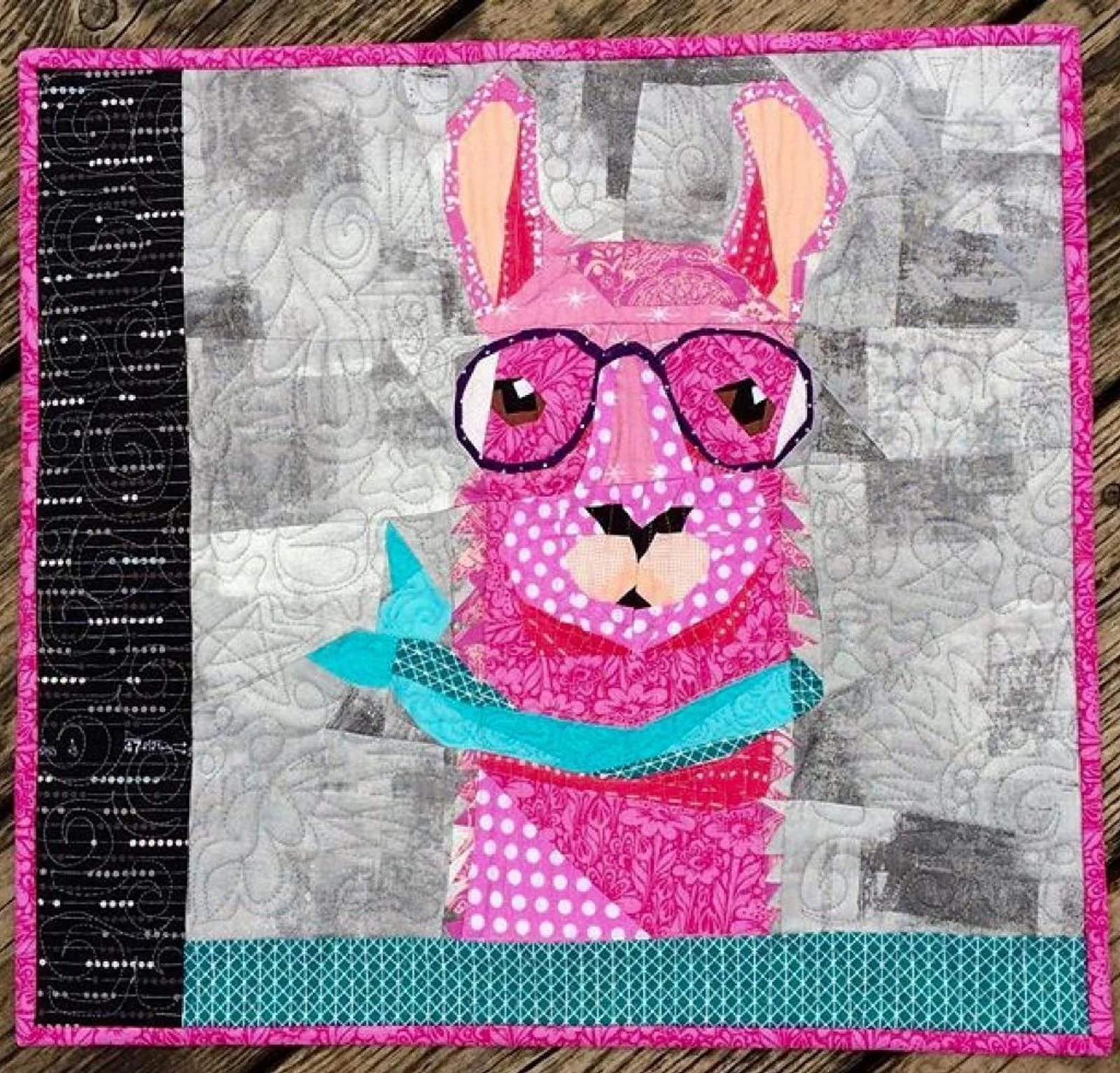 Hipster Llama Pattern sold by Craftsy
