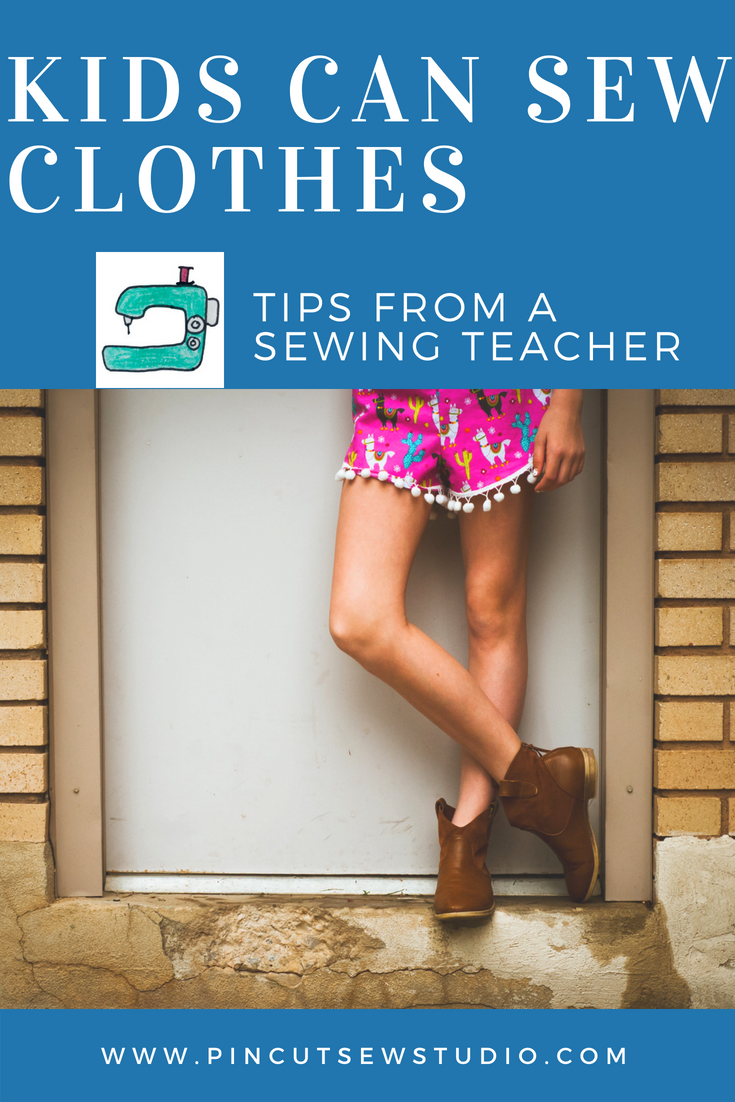 Tips for teaching kids to sew clothes