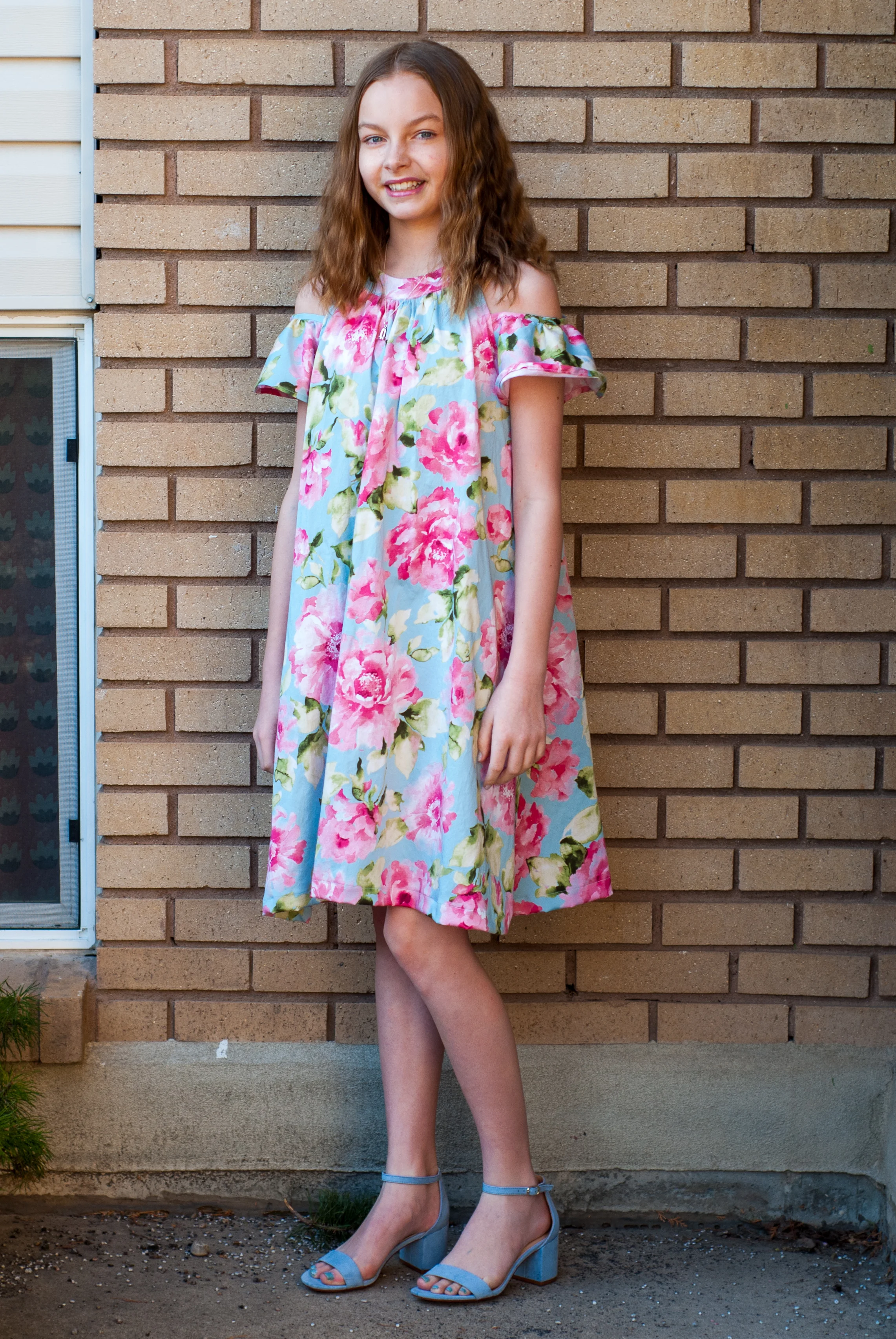 Natalie made her Easter Dress this year! We used New Look pattern #D0917