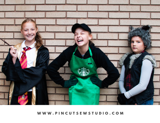 DIY handmade costume sewing ideas, with patterns and how-tos. Come see (almost) all the costumes I’ve ever made for my kids, from the very beginning! || PIn Cut Sew Studio #costumes #Halloween #cosplay #sewingcostumes #easysewing #costumestomake #diycostumes