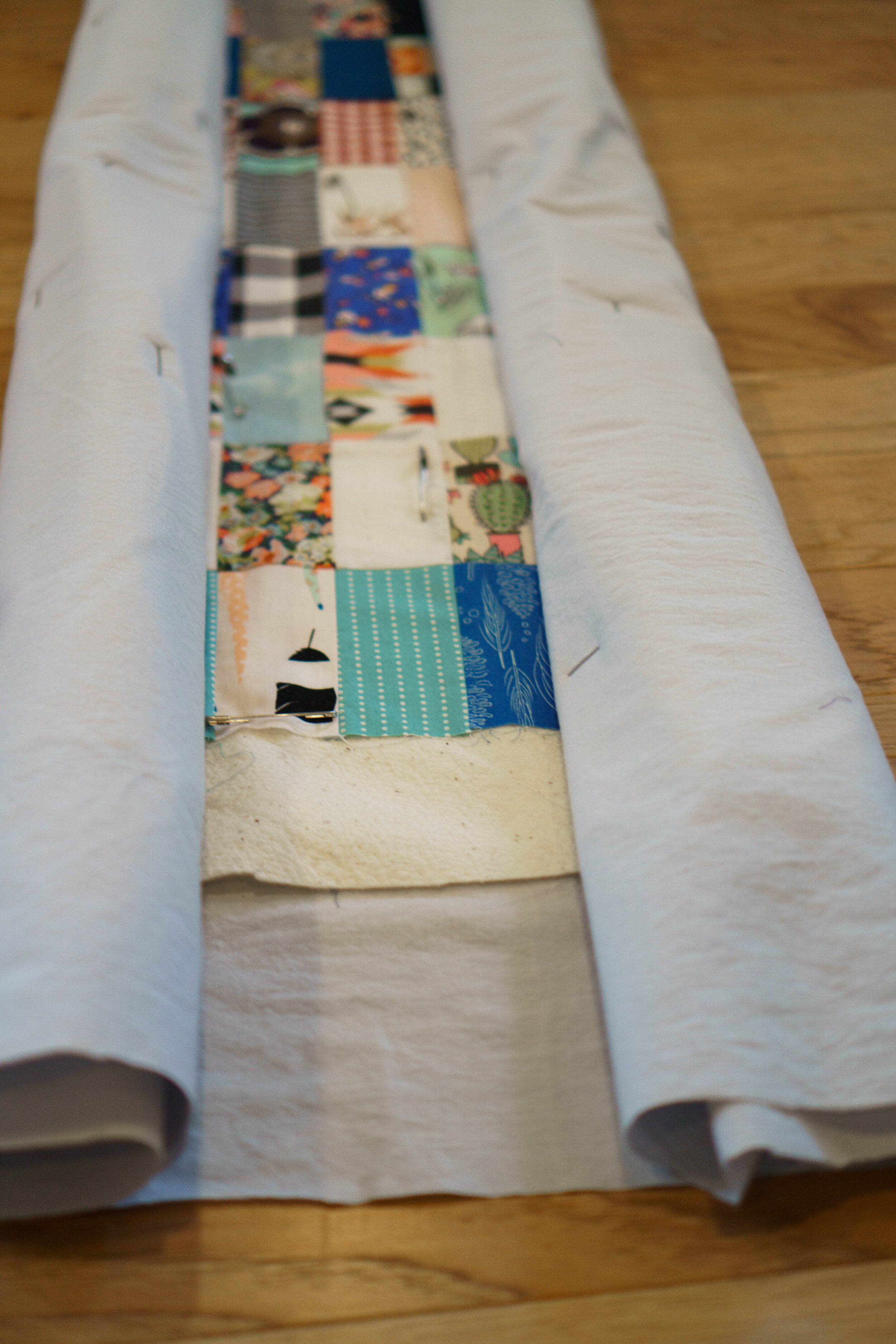 How to make a quilt for beginners, Part 3: making the quilt sandwich ...