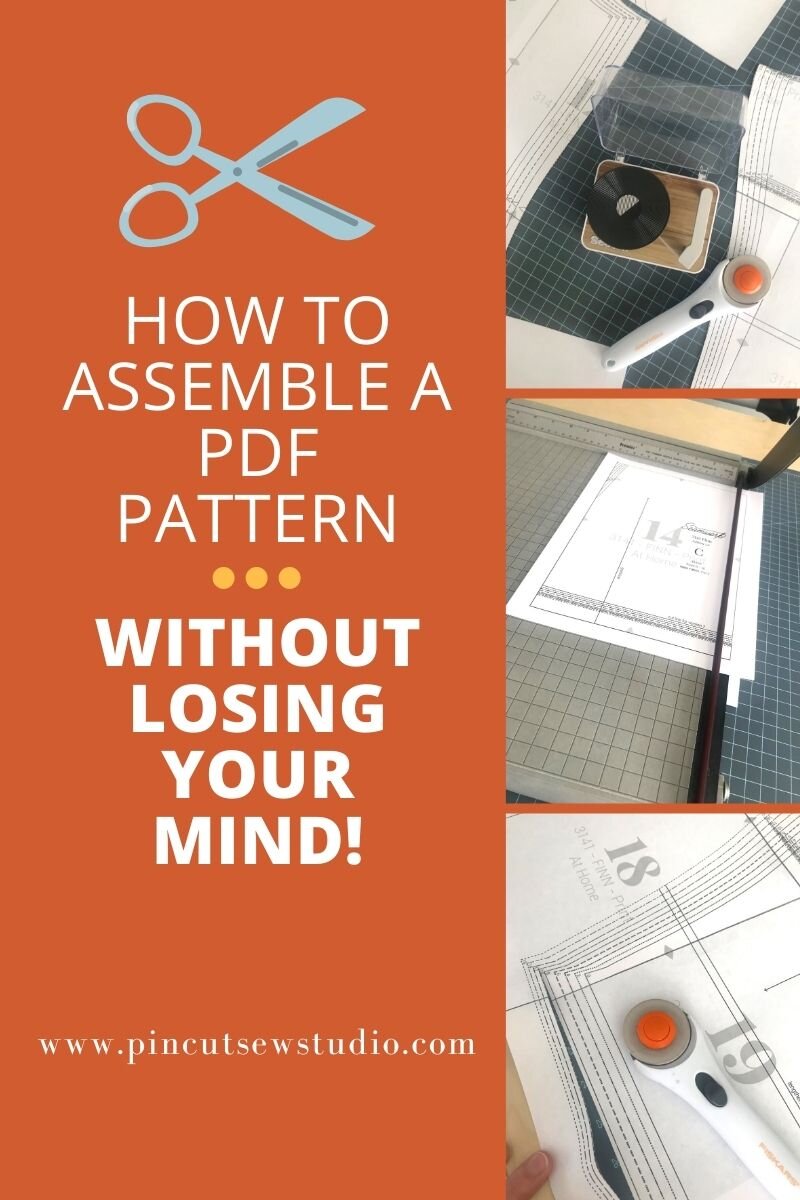 How to Assemble PDF Sewing Patterns (Without Losing Your Mind). — Pin Cut  Sew Studio