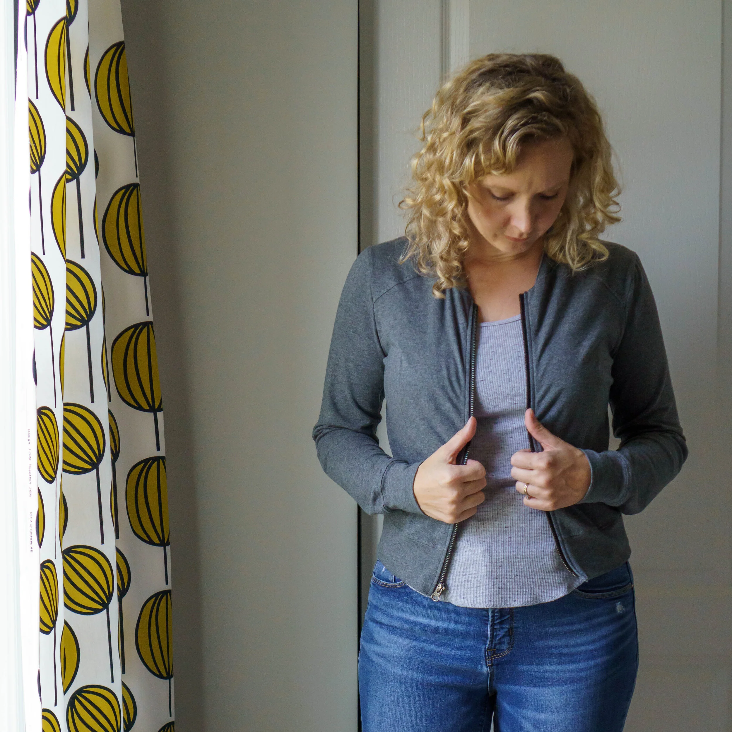 I made four new knit garments using the cotton spandex jersey from Fabric Wholesale Direct and I couldn’t be happier with this fabric! If you’re looking for the best fabric for knits, look no further, this one is perfect and comes in lots of solid c…