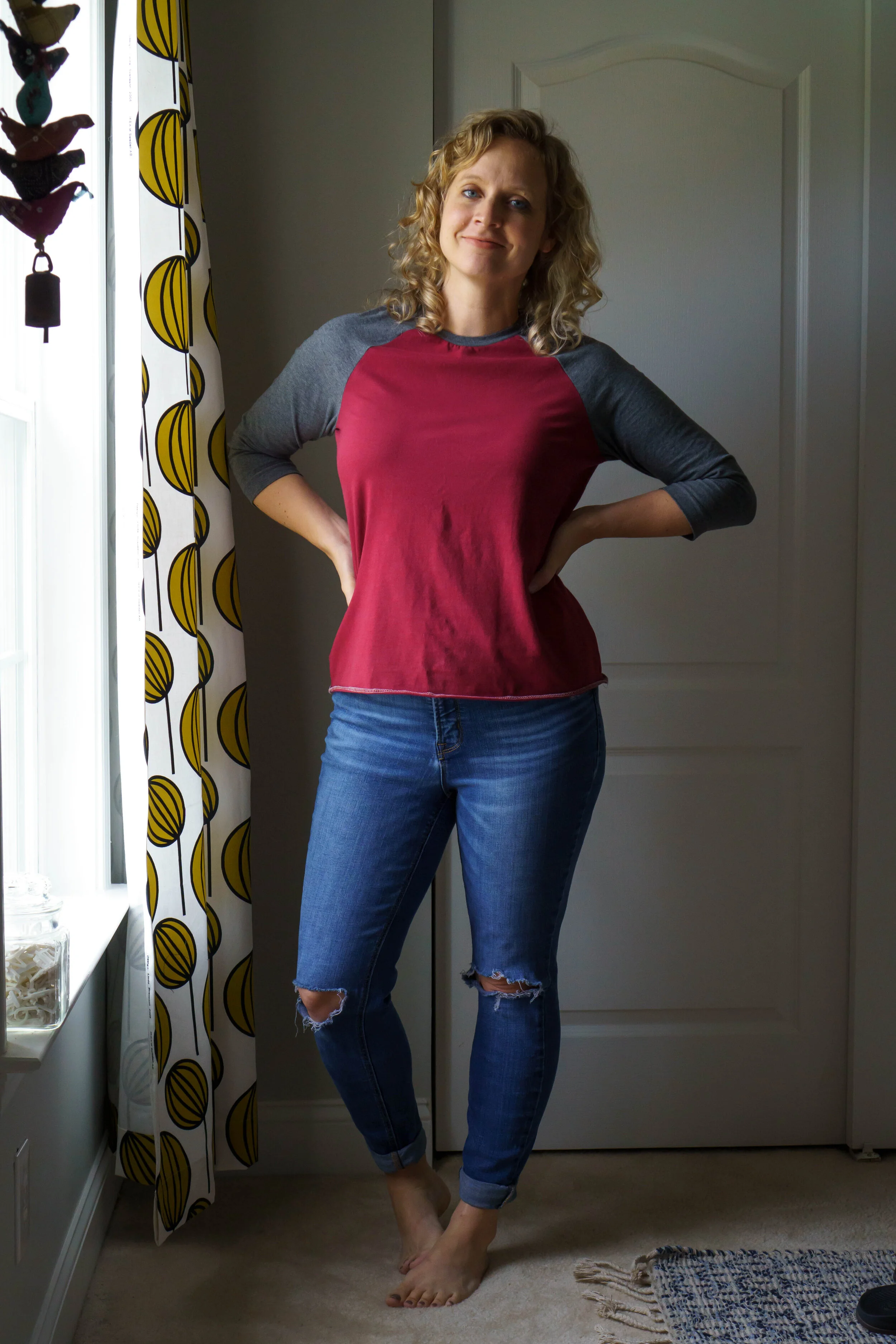 I made four new knit garments using the cotton spandex jersey from Fabric Wholesale Direct and I couldn’t be happier with this fabric! If you’re looking for the best fabric for knits, look no further, this one is perfect and comes in lots of solid c…