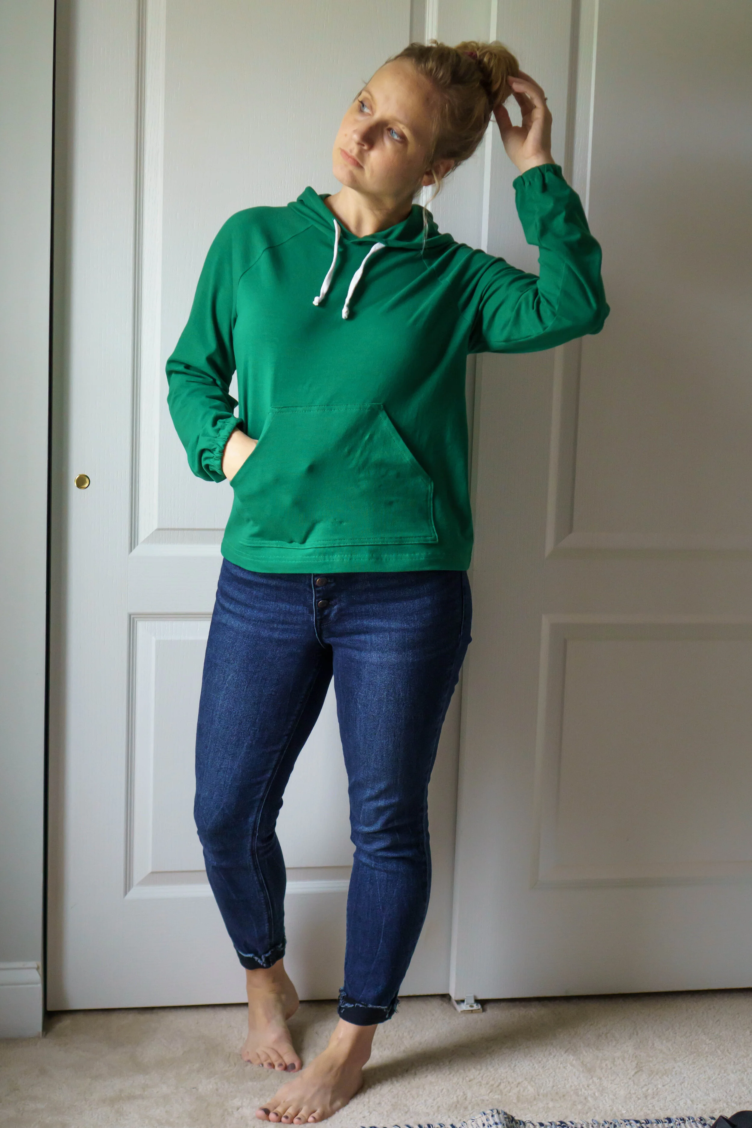 I made four new knit garments using the cotton spandex jersey from Fabric Wholesale Direct and I couldn’t be happier with this fabric! If you’re looking for the best fabric for knits, look no further, this one is perfect and comes in lots of solid c…