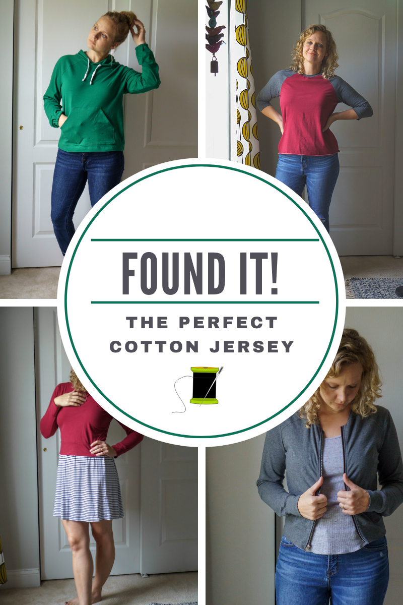 I made four new knit garments using the cotton spandex jersey from Fabric Wholesale Direct and I couldn’t be happier with this fabric! If you’re looking for the best fabric for knits, look no further, this one is perfect and comes in lots of solid c…