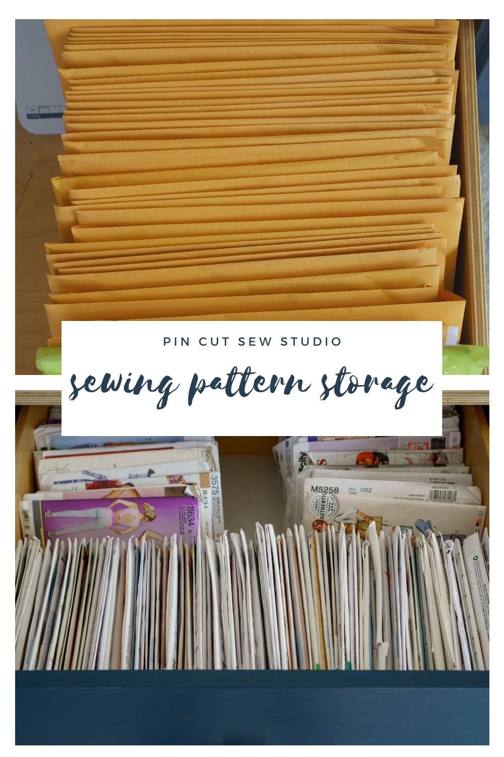 Sewing Pattern Storage Ideas: How To Organize Sewing Patterns!