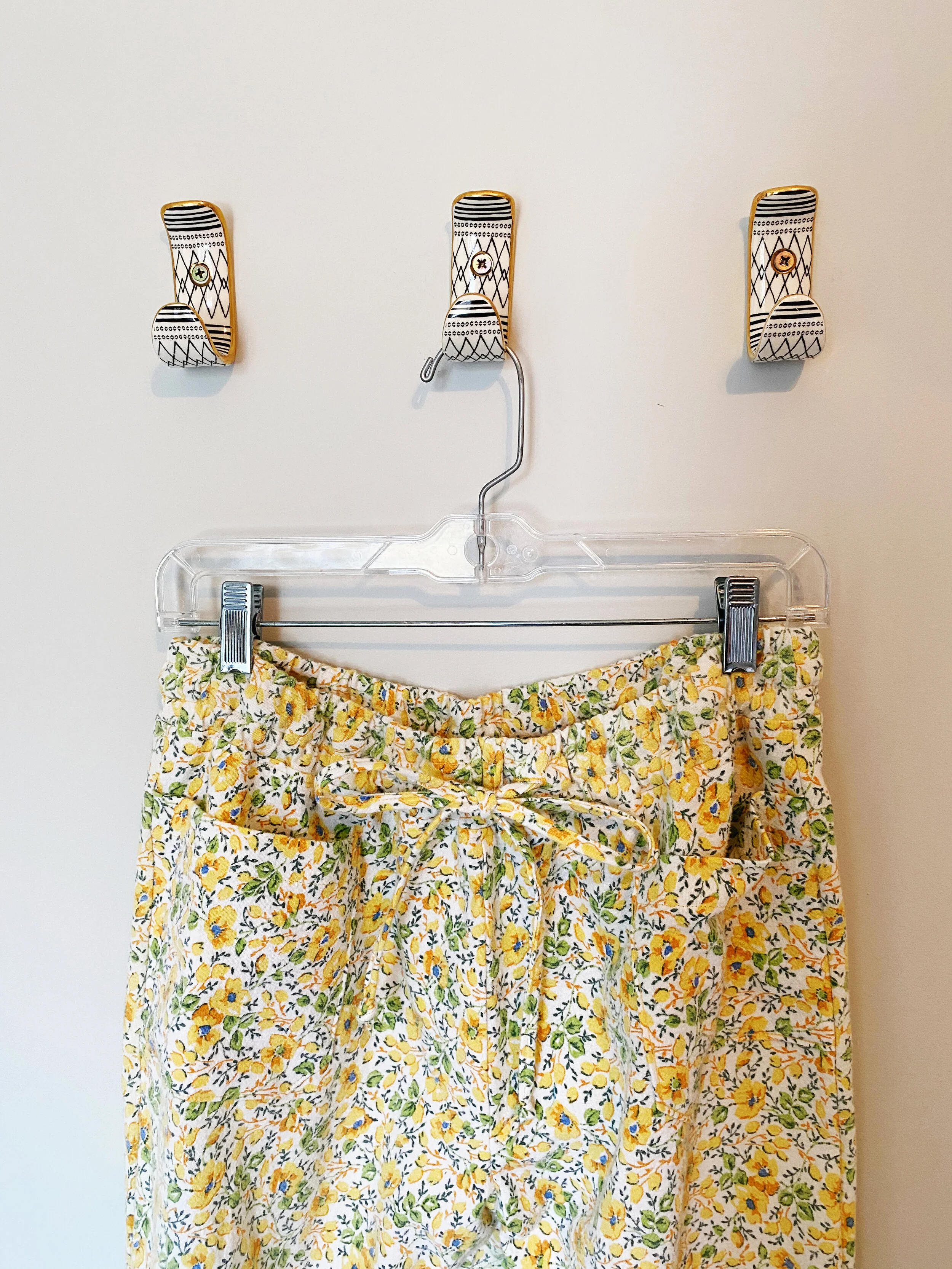 I sewed my own pajama pants using a thrifted flannel sheet and New Look pattern 6564. #sewing #pincutsew #pajamapants