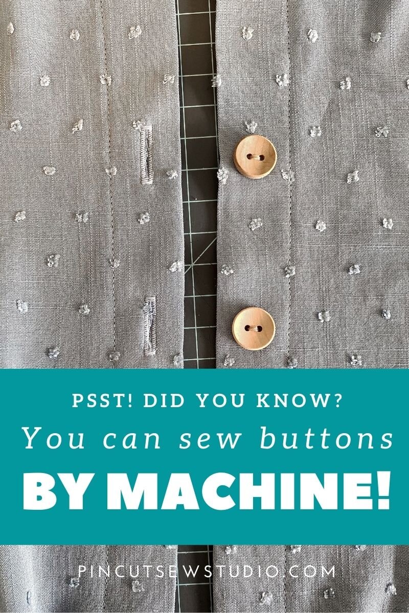 How To Sew Buttons on with a Sewing Machine?