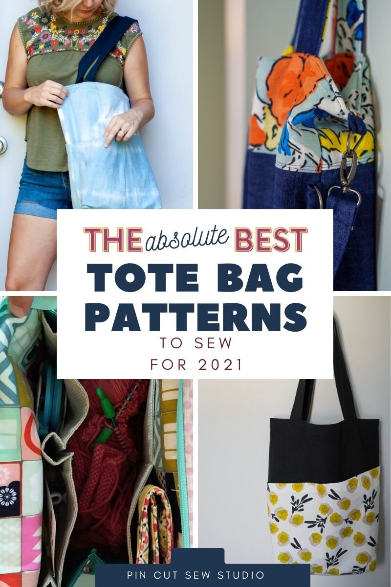 The Sew Easy Big Tote Bag - with a Zipper!