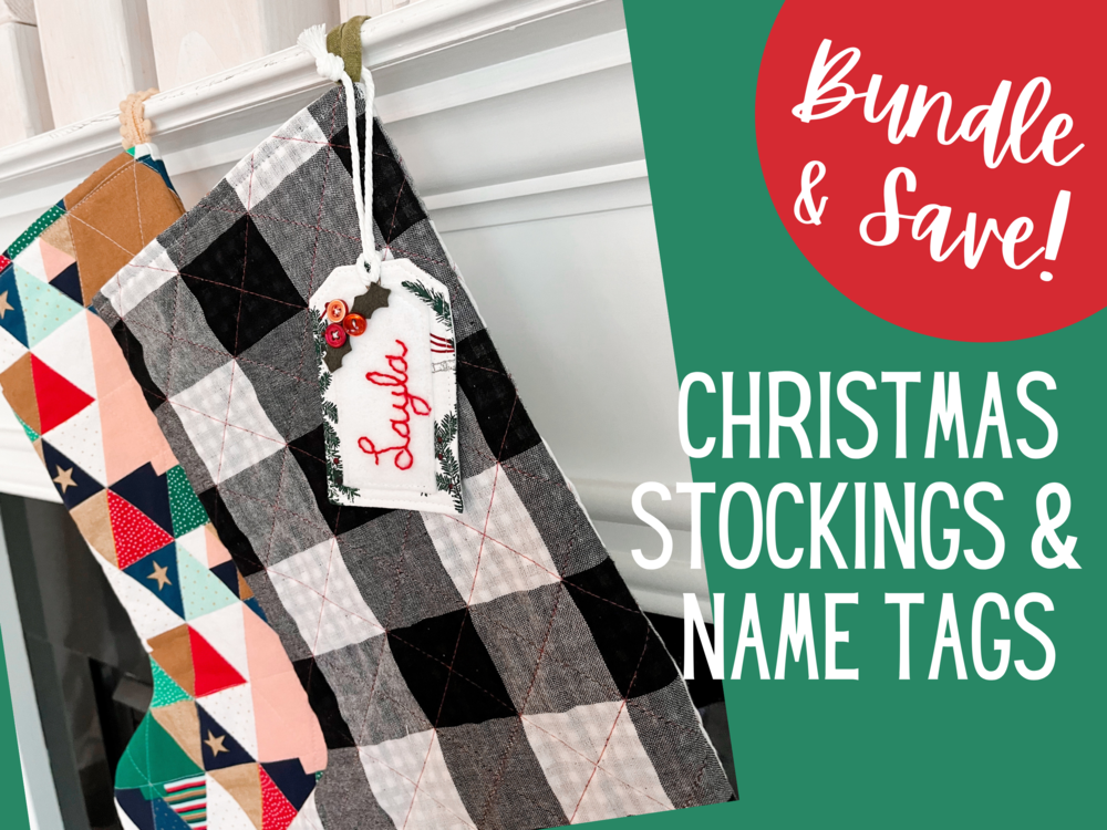 Personalized Christmas Stocking Name Tag