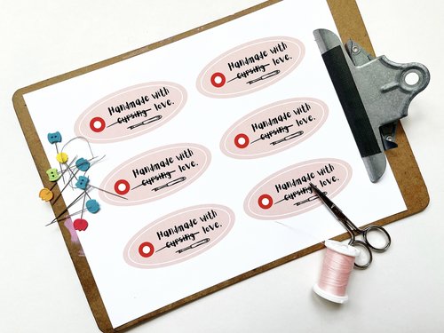 Funny Sewing Handamde with Cursing/Love Gift Tags || Printable PDF — Pin  Cut Sew Studio