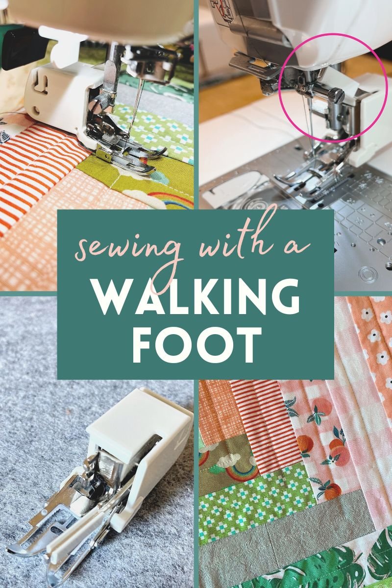 How to use the walking foot