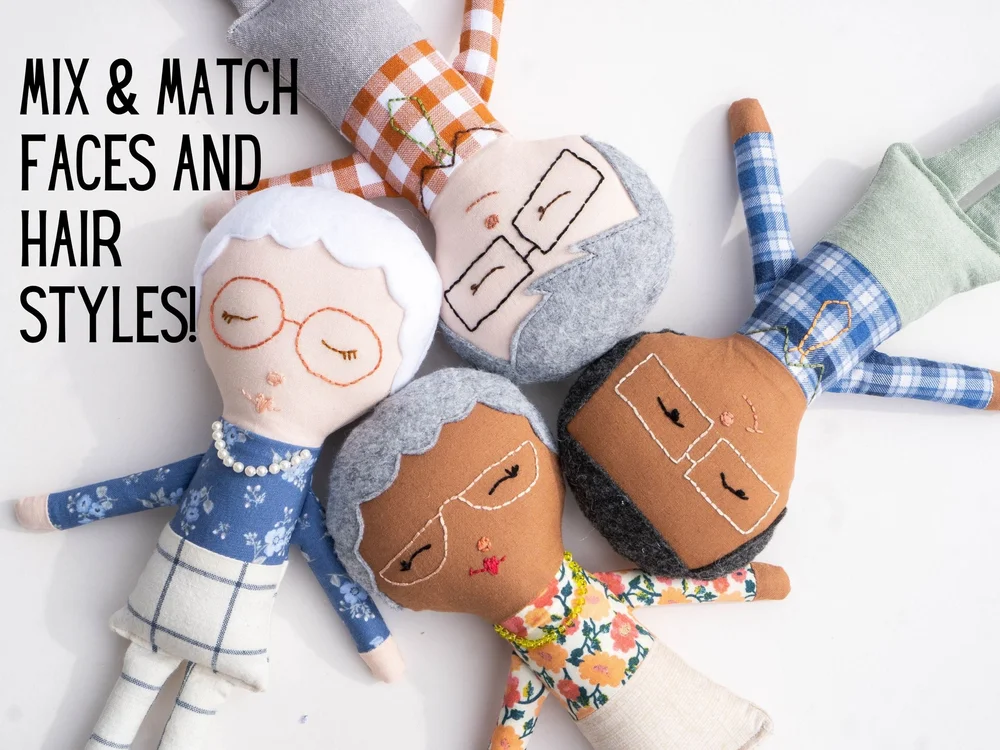 Rag Doll Faces Sewing