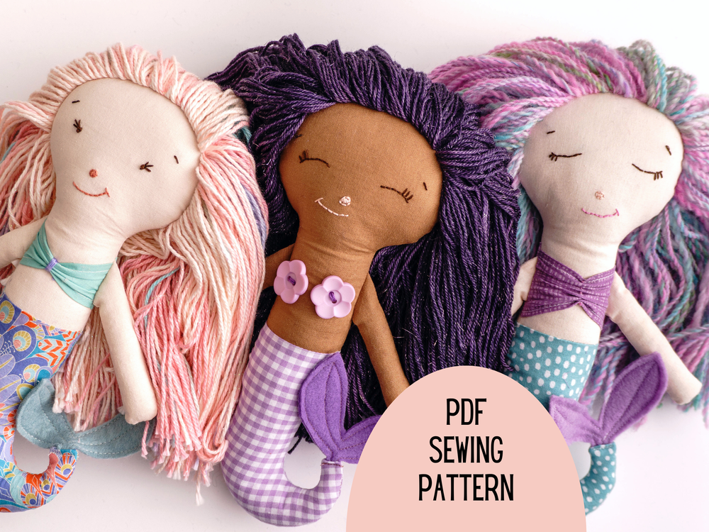 How to Make Yarn Hair for Rag Dolls (It's actually really easy!) 