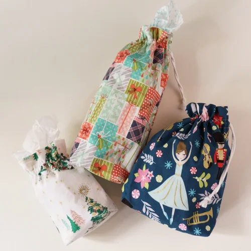 Reusable Gift Bags || PDF Sewing Pattern — Pin Cut Sew Studio