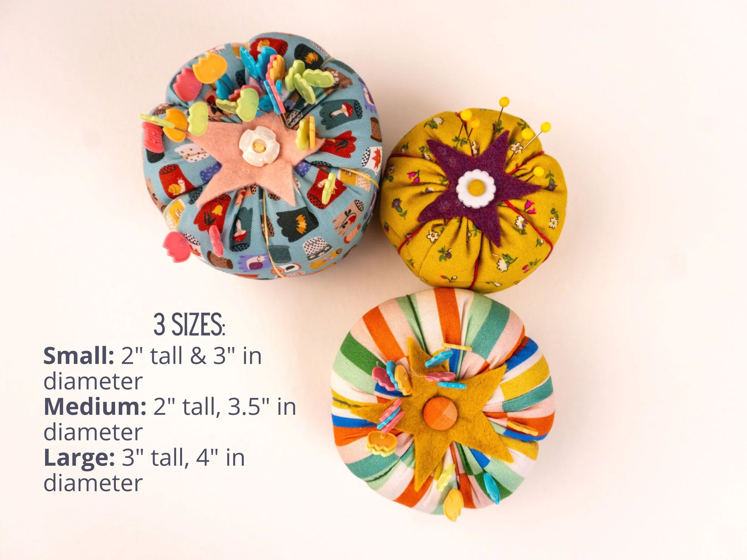 Tomato Pin Cushions || PDF Sewing Pattern