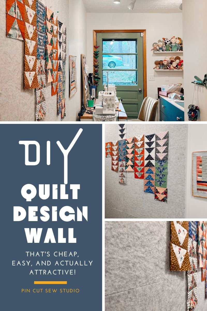 My DIY Quilt Design Wall — Pin Cut Sew Studio