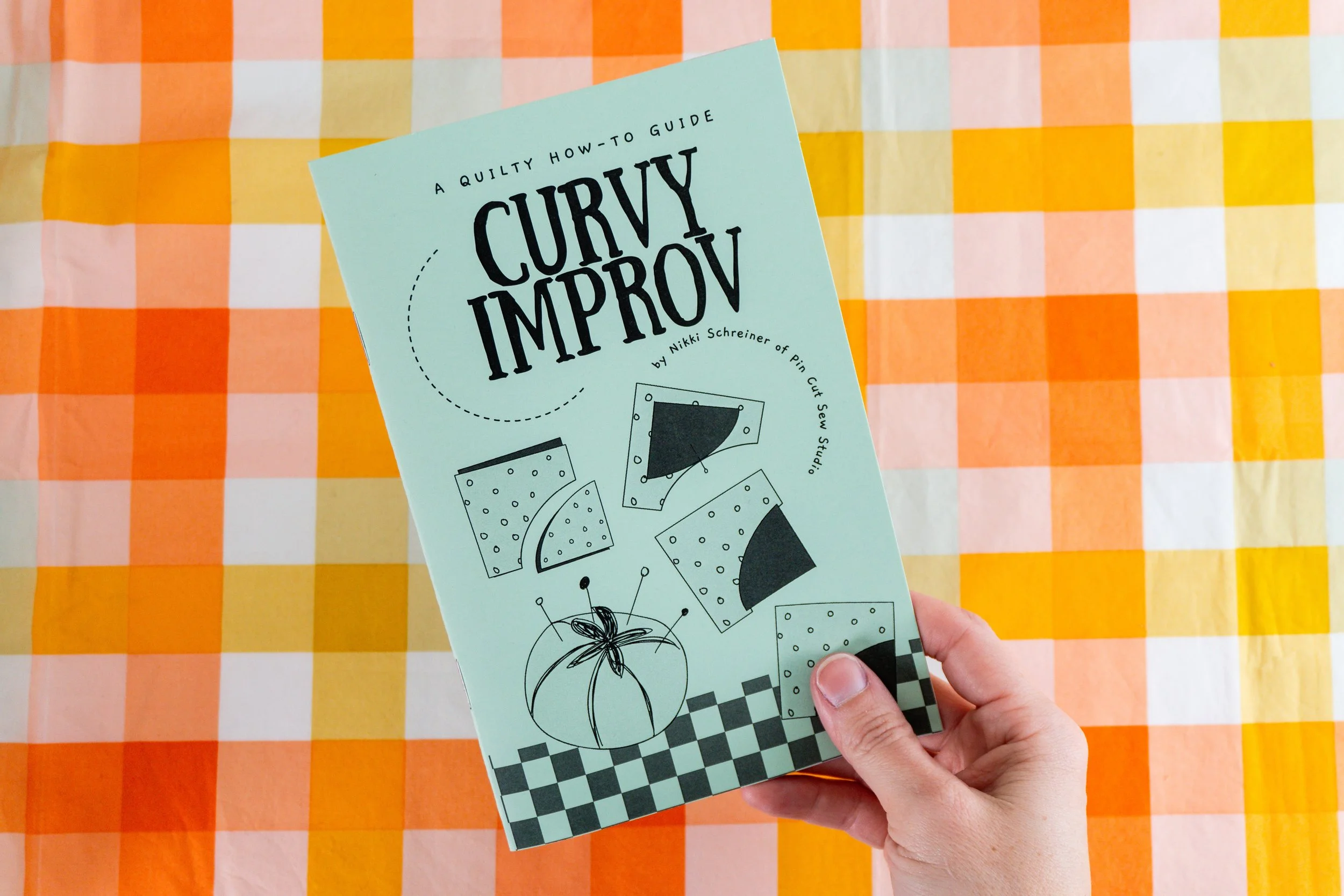 My Newest Quilting Booklet, Curvy Improv