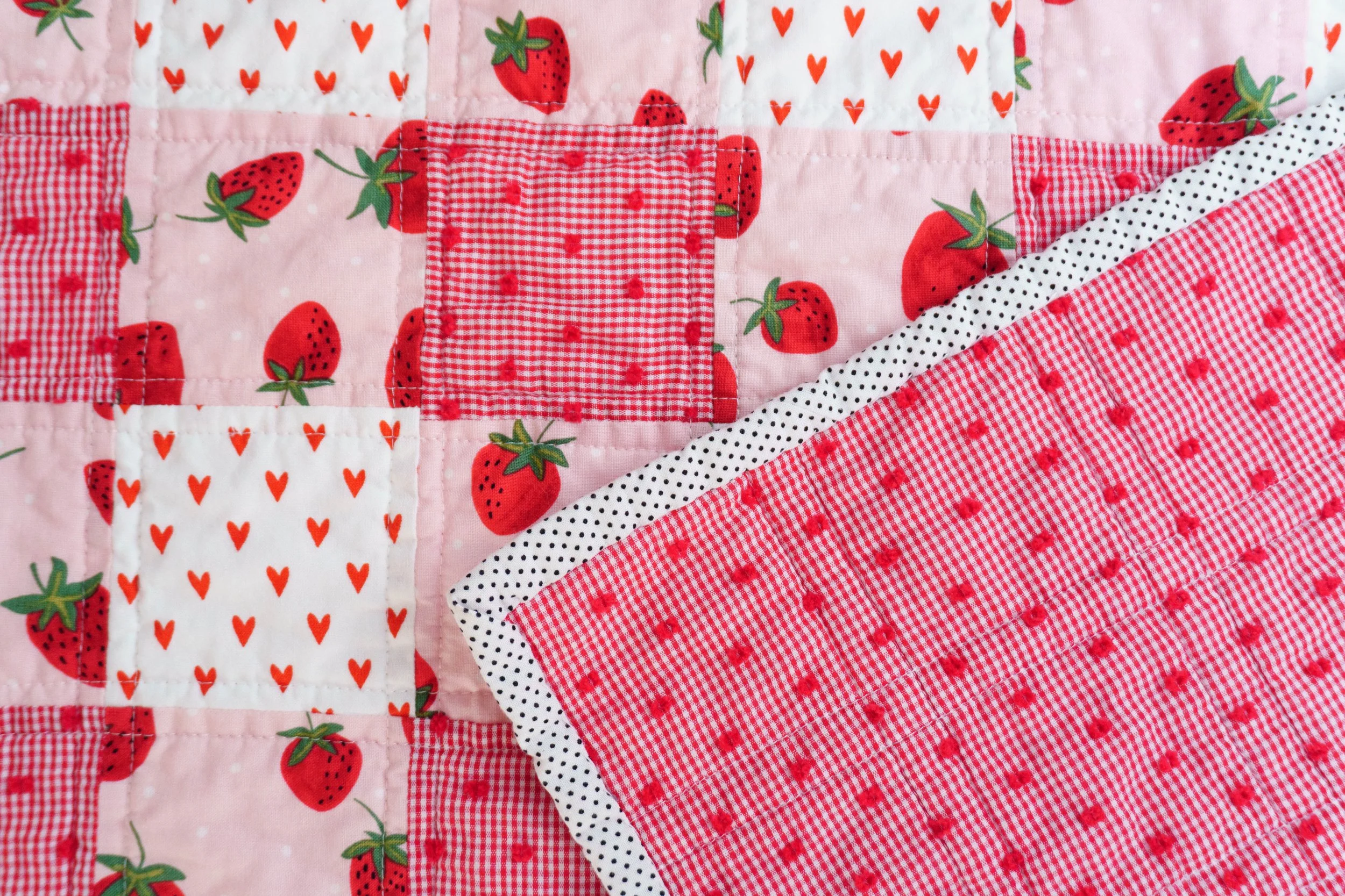 Beginner Friendly Gingham Baby Quilt Tutorial — Pin Cut Sew Studio